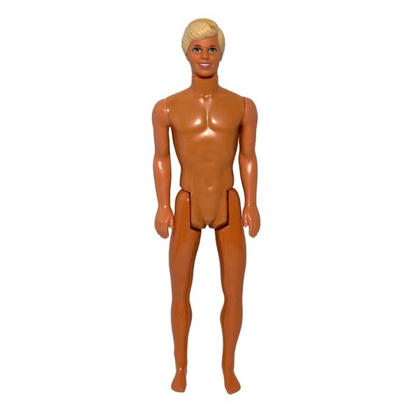 VTG 1990 Hawaiian Fun Ken Doll #5941 Malibu Body Sun Tan Mattel Blond Blue Green - Picture 2 of 13